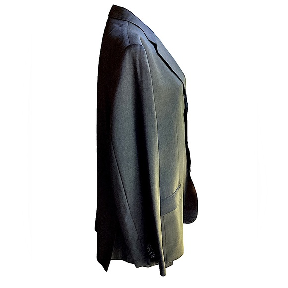 Vintage Christian Dior Men’s Wool Single Breasted Black Blazer. B24 - Picture 4 of 16